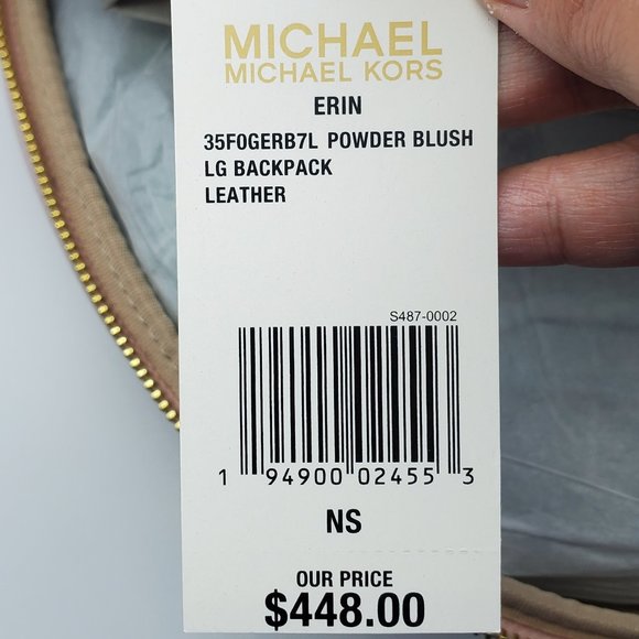 Michael Kors Erin Large Backpack Powder Blush main image 6